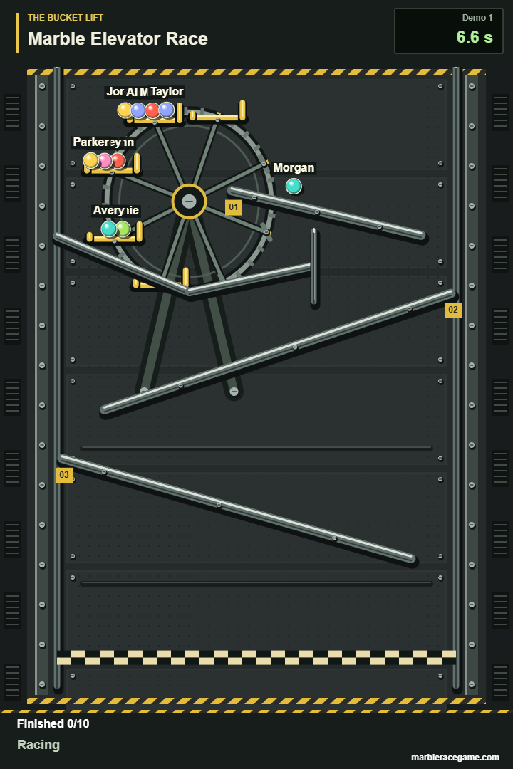 Marble Elevator Race